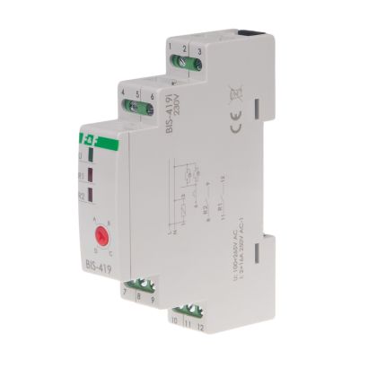 Electronic bistable impulse relay BIS-419i 230 V