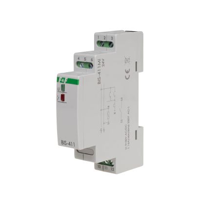 Electronic bistable impulse relay  BIS-411Mi 24 V