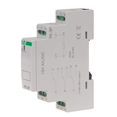 Electromagnetic relay PK-3P 12 V