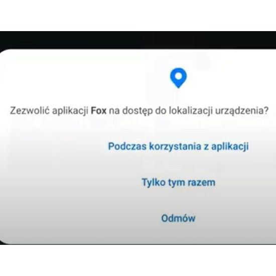 Wideoporadnik - Sterowanie wifi. Aplikacja mobilna systemu FOX. 