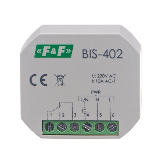 Electronic bistable impulse relay BIS-402