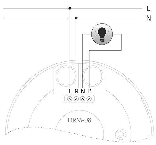 Czujnik ruchu DRM-08