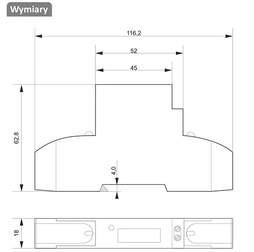 Licznik WZE-1 wymiary