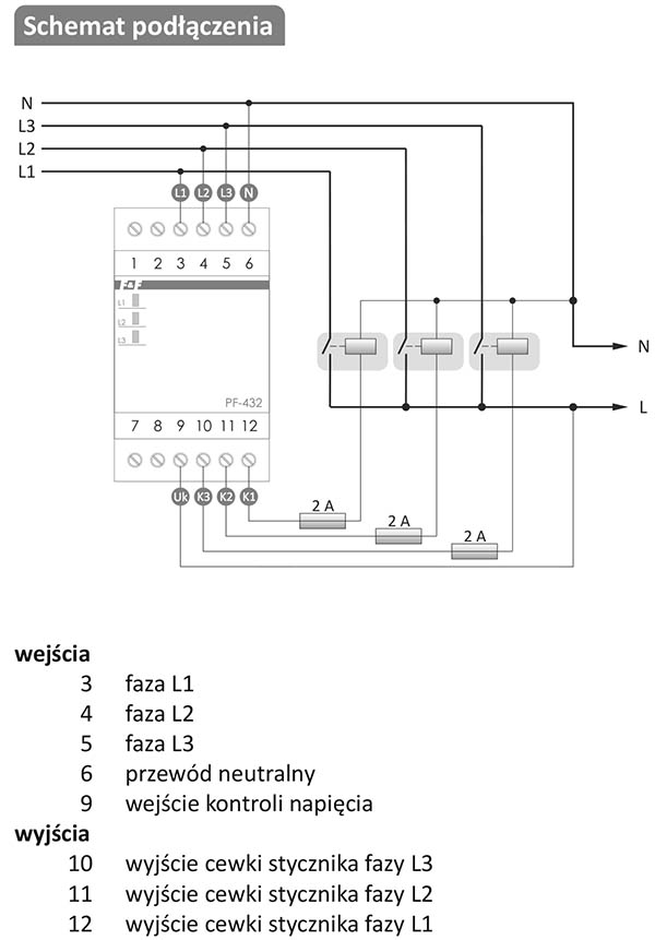 PF-432 için bağlantı şeması