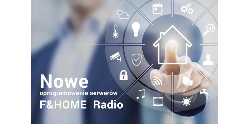 Nowe oprogramowanie F&HOME Radio