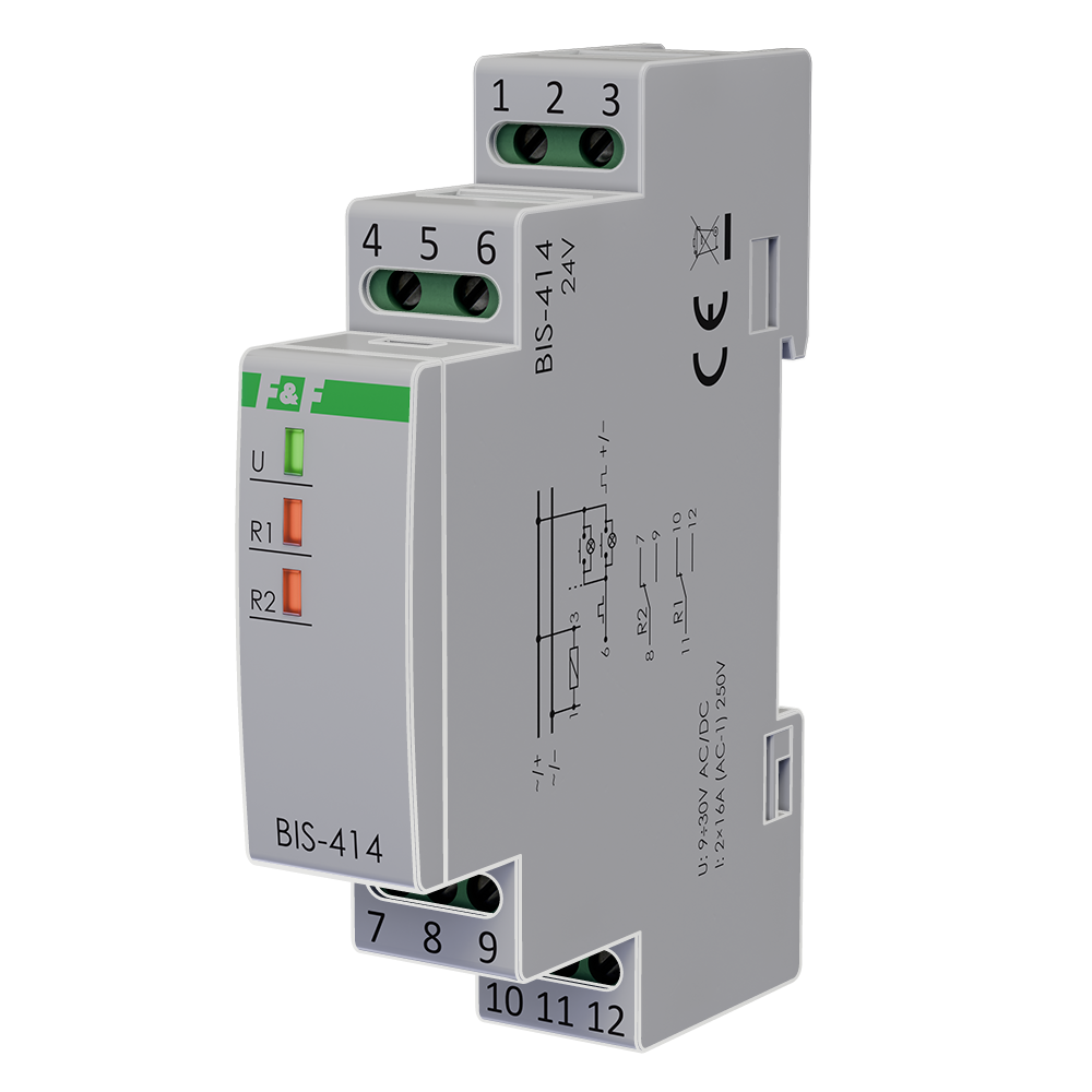 Przekaźnik bistabilny BIS-414 24 V