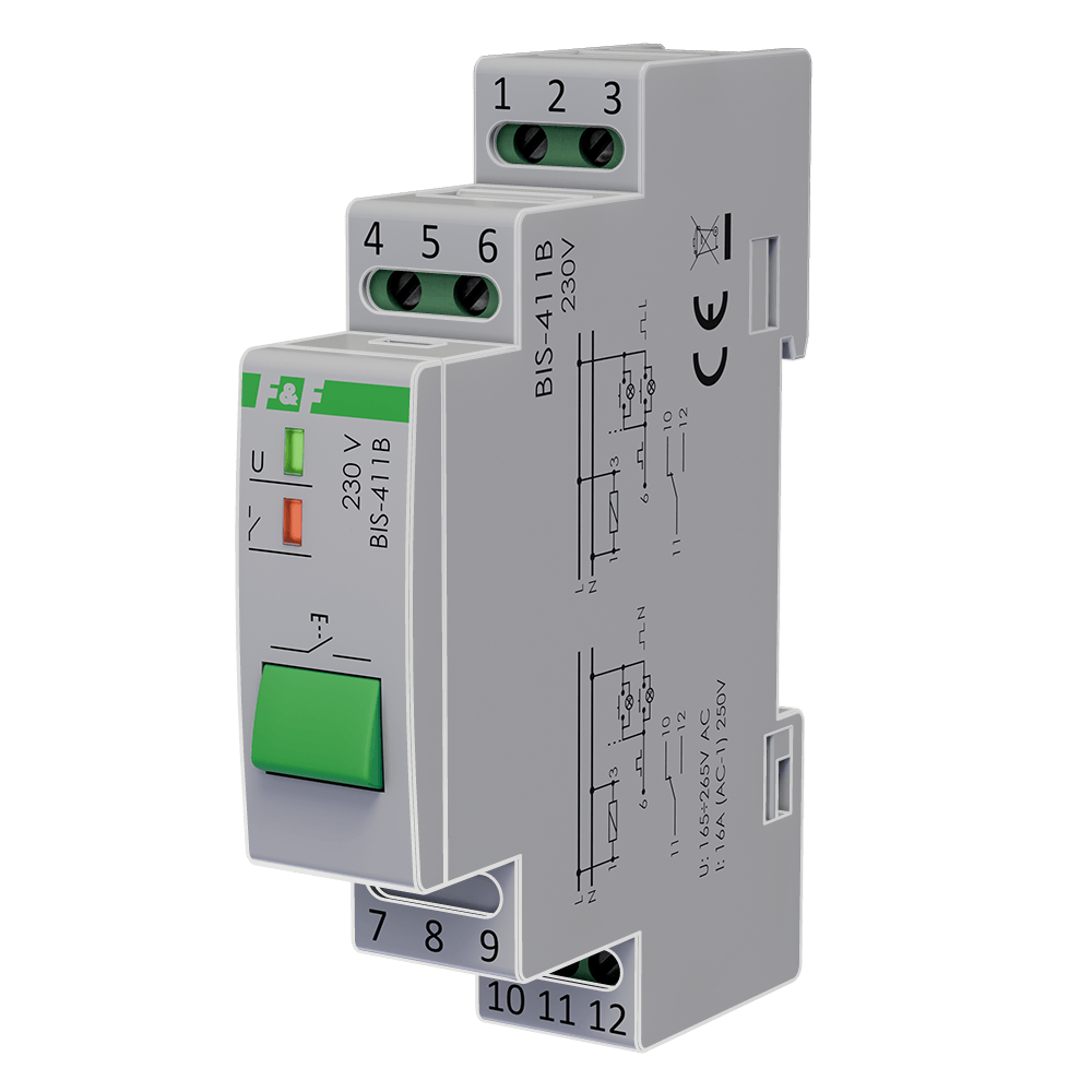 Przekaźnik bistabilny BIS-411B 230 V