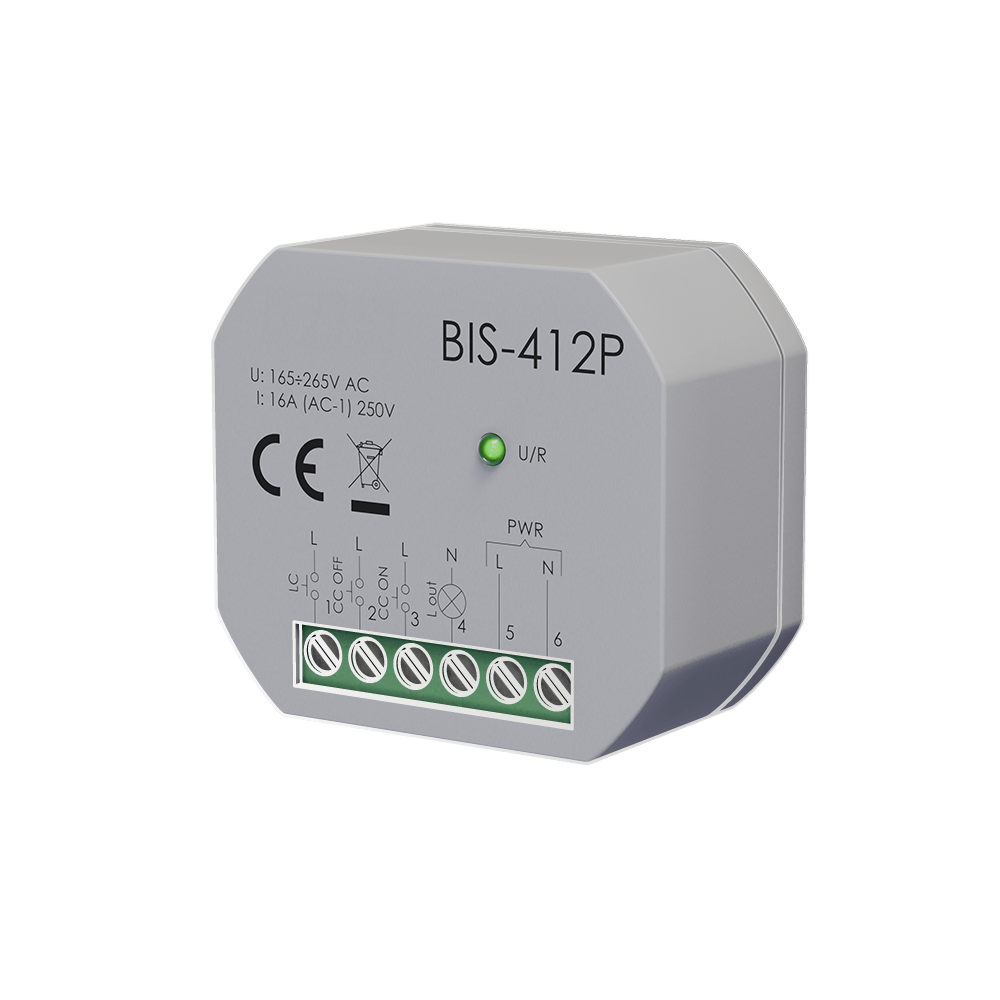 Przekaźnik bistabilny BIS-412P 230 V