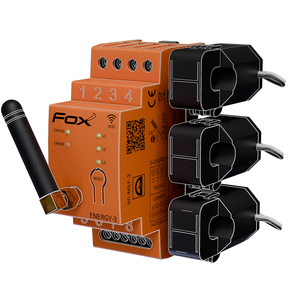 Monitor zużycia energii 3 fazowy - ENERGY-3-400